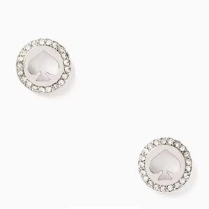 Kate Spade spot the spade pave halo spade studs